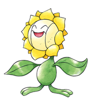 Sunflora - HeartGold / SoulSilver - Pokedex - Azurilland